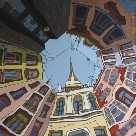 Декоративный пейзаж города