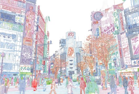 Токио рисунок