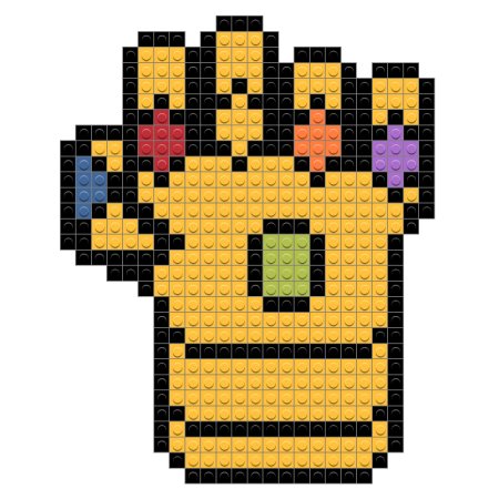 Infinity Gauntlet Pixel Art