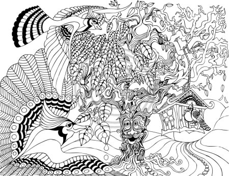 Раскраски сложные