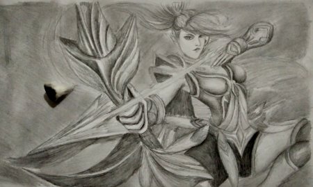 Легенда рисунок карандашом