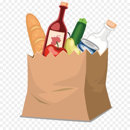 Пакет с продуктами