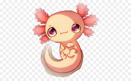 Kawaii аксолотль
