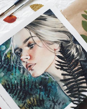 Рисунки акварелью Инстаграм