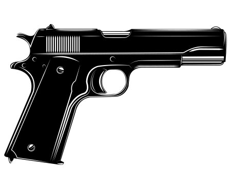 Рисунки пистолета Кольт 1911