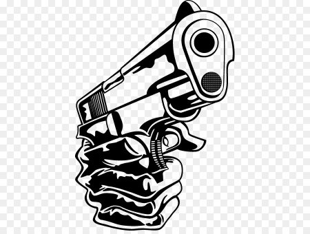Пистолет эскиз