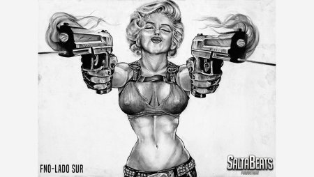 Тату эскизы девушки с оружием