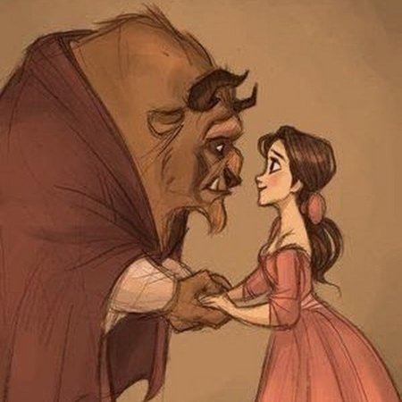 Красавица и чудовище любовь мультфильм
