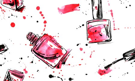 Фон с лаком для ногтей