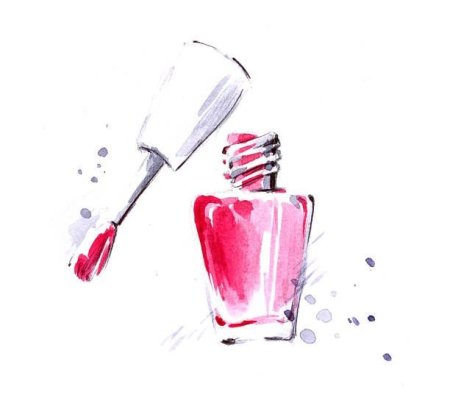 Акварельный лак для ногтей