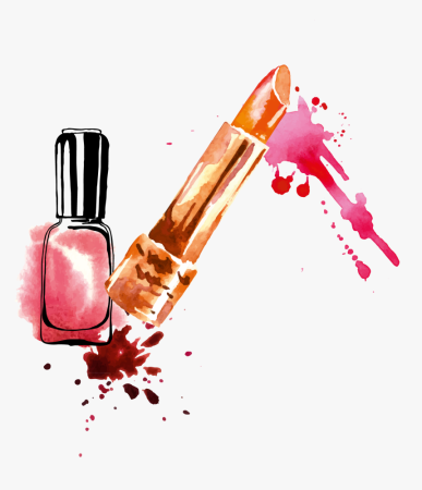 Помада и лак для ногтей