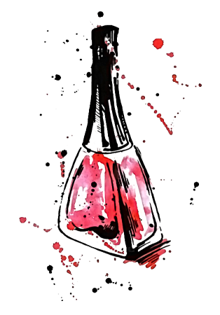 Лак для ногтей эскиз