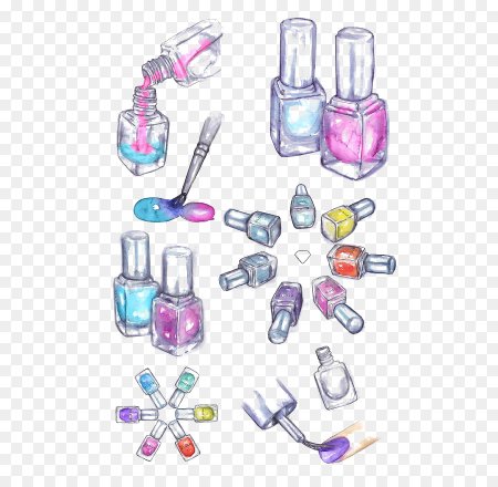 Лак для ногтей эскиз