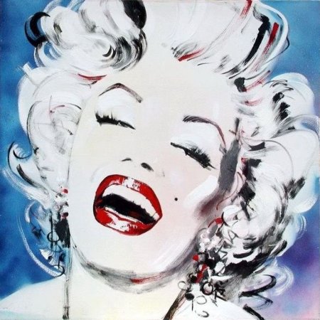 Портрет Мэрилин Монро живопись