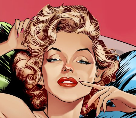 Пин ап арт Мэрилин Монро