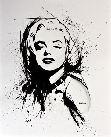 Мэрилин Монро Графика