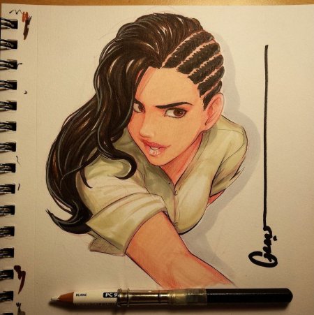 Комиксы маркерами