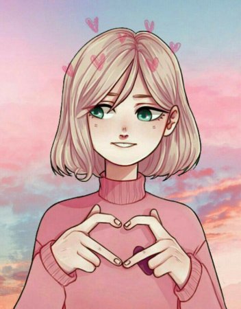 Мультяшные девочки с каре