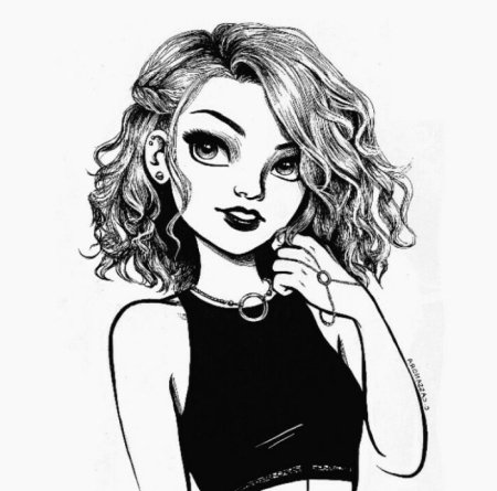 Нарисовать девушку