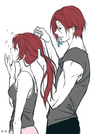 Рин Мацуока и го Мацуока поцелуй