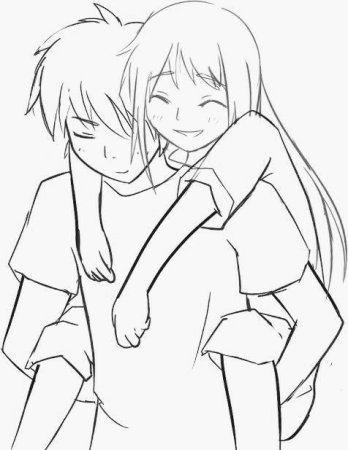 Аниме Наброски пары