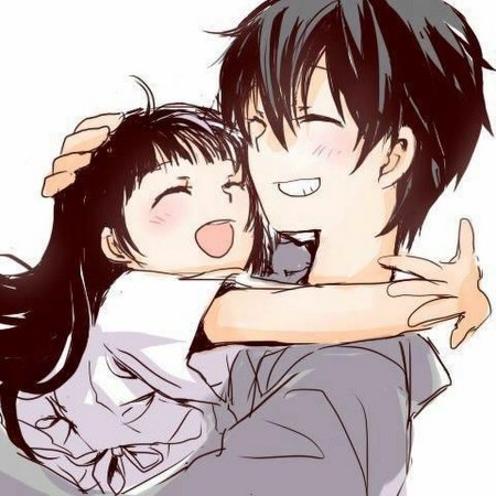 Аниме папа и дочка