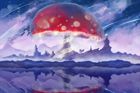 Фантастический пейзаж рисунки