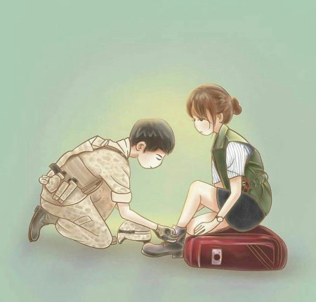 Дорама потомки солнца арт