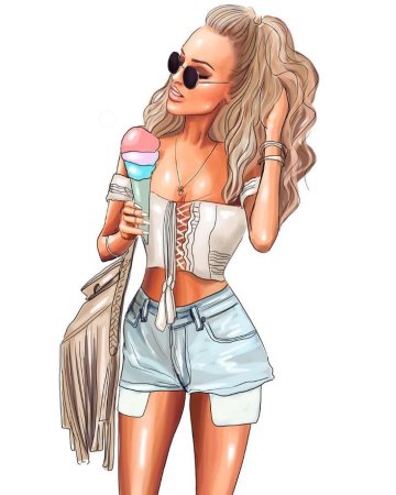 Модные иллюстрации