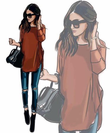 Фэшн иллюстрация