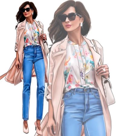 Нарисовать девушку