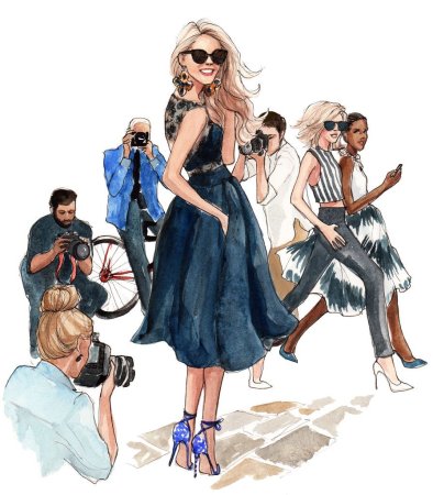 Фэшн иллюстрация