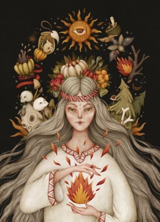 Славянская богиня Ягиня