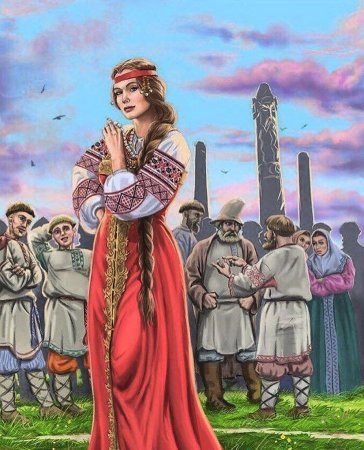 Девушки древней Руси