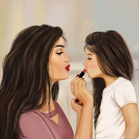 Sarra Art мама с дочкой