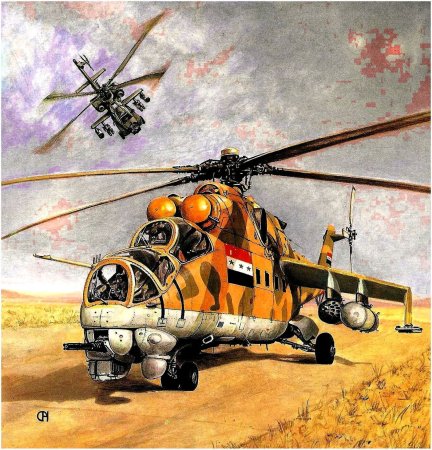 Вертолет ми-8 и ми-24