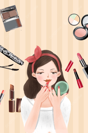 Фэшн иллюстрации макияж