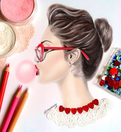 Косметика на прозрачном фоне