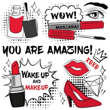 Косметика иллюстрация