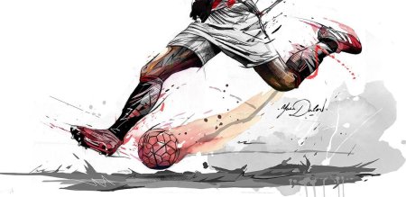 Футбол арт Графика