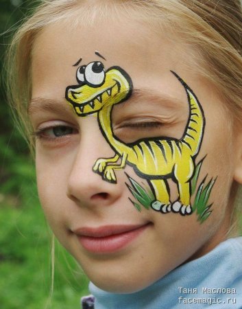 Аквагрим на лице