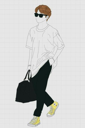 БТС аэропортный стиль арт