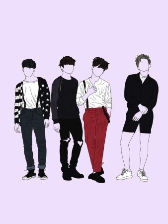 Стили рисования БТС