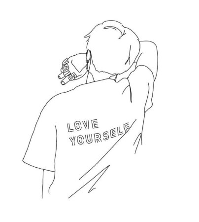 Тату БТС эскизы