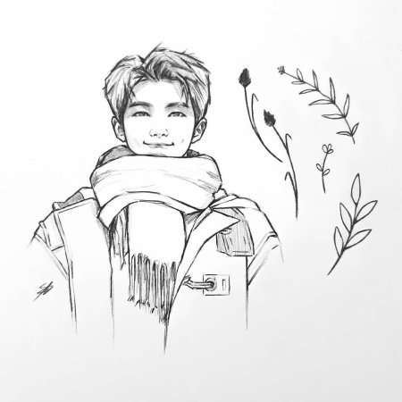 Скетчи БТС Намджун