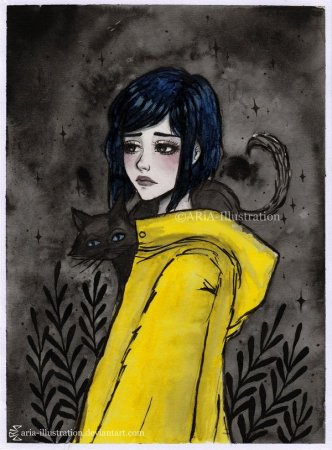 Каролина в стране кошмаров рисуннки