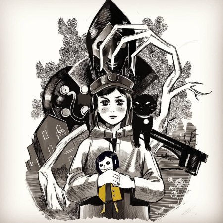 Коралина в стране кошмаров иллюстрации