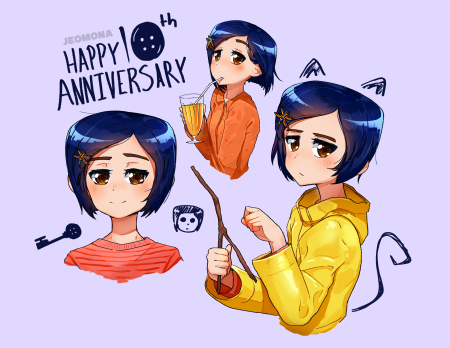 Коралина и Заки аниме