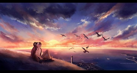 Птица в небе фэнтези