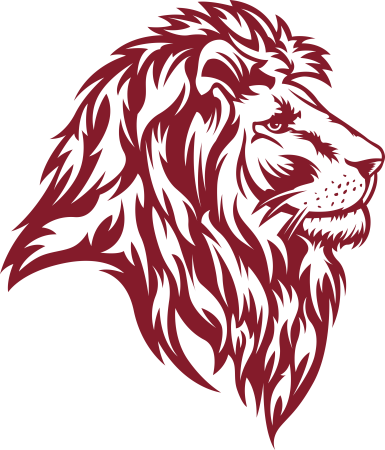 Силуэт головы Льва